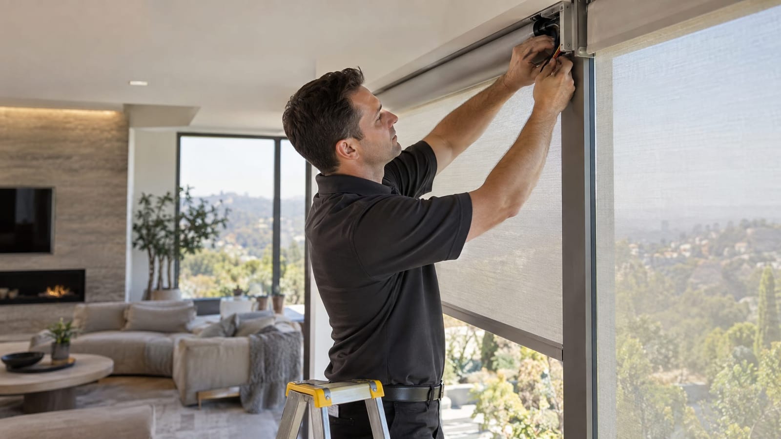 Can Motorized Shades Save Energy in a Los Angeles Home?