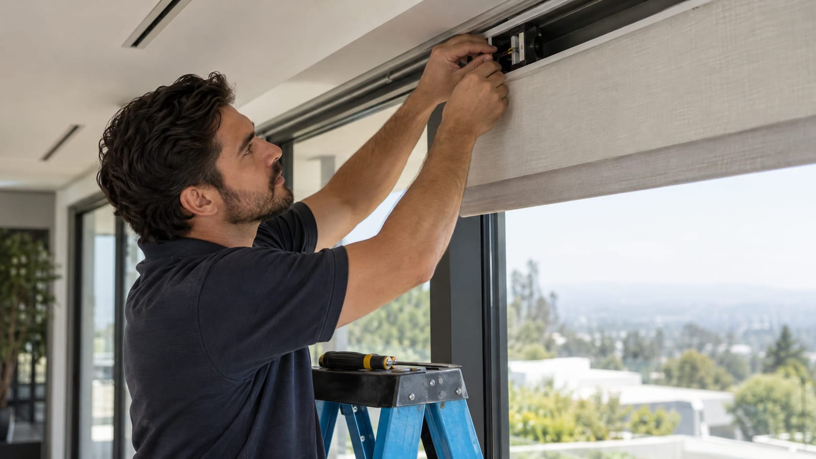 Motorized Shades for Large Windows and Floor-to-Ceiling Glass: Solving the Modern Home Challenge